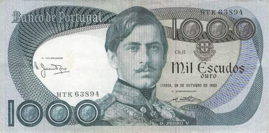 1000 Escudos 26.10.1982